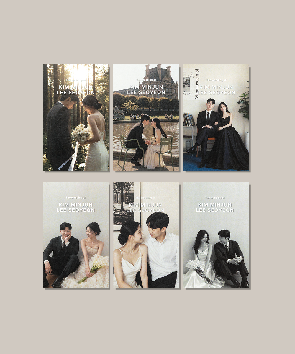 청첩장 BNIEL1086 - 보자기카드 상품 사진 BOJAGICARD Product Photo BNIEL1086