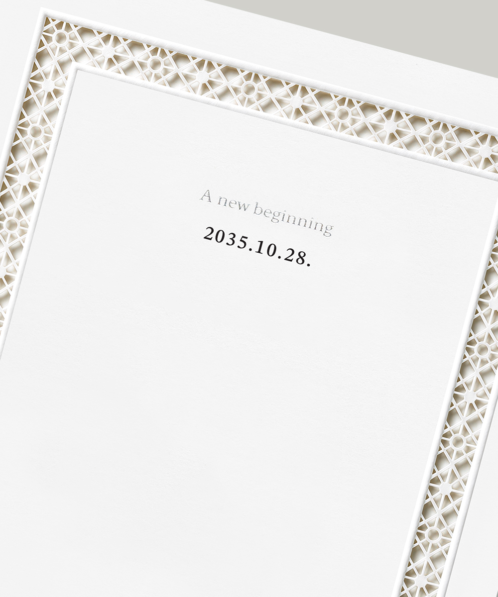 청첩장 BNIEL1096 - 보자기카드 상품 사진 BOJAGICARD Product Photo BNIEL1096