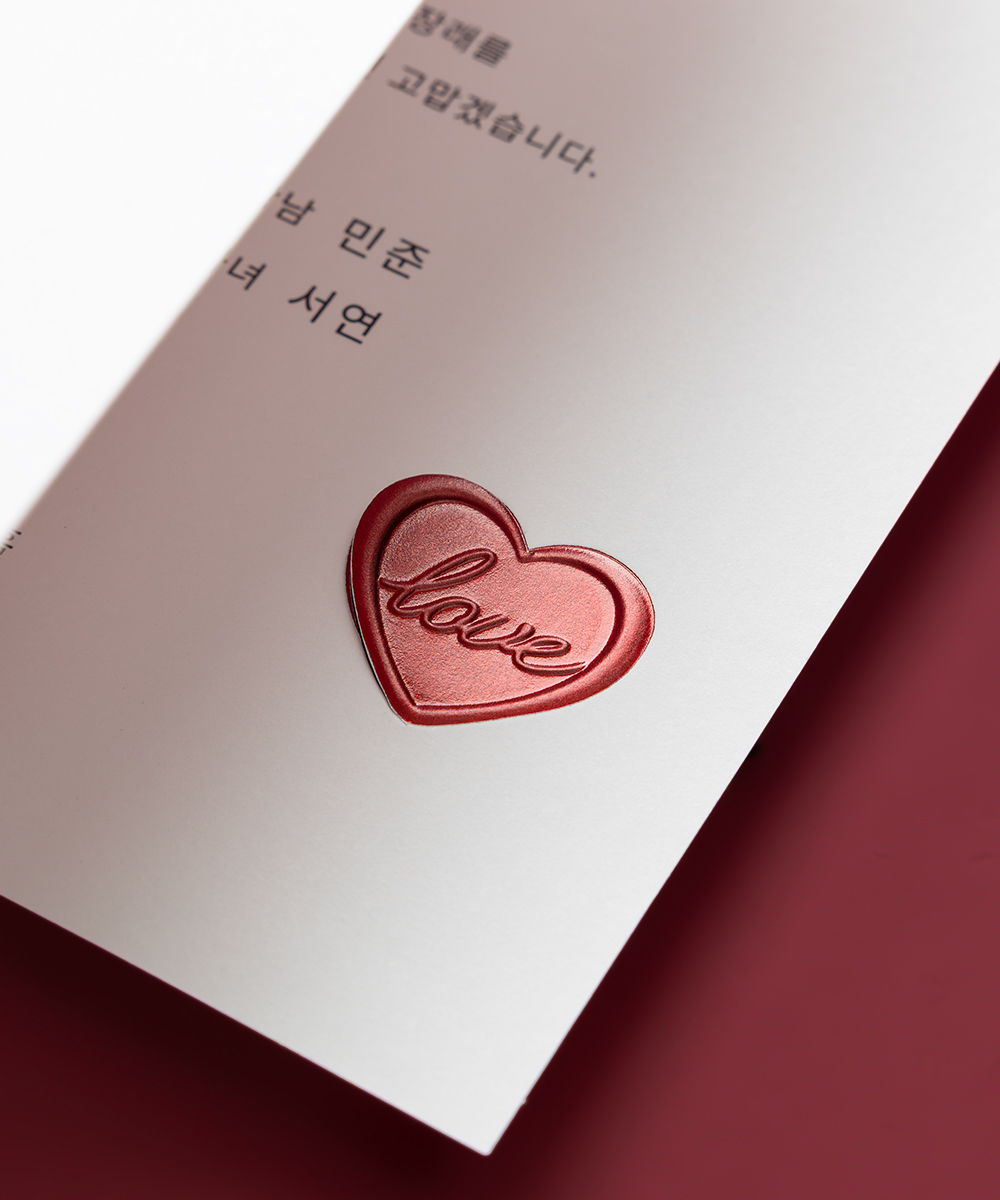 청첩장 BNIEL1098 - 보자기카드 상품 사진 BOJAGICARD Product Photo BNIEL1098