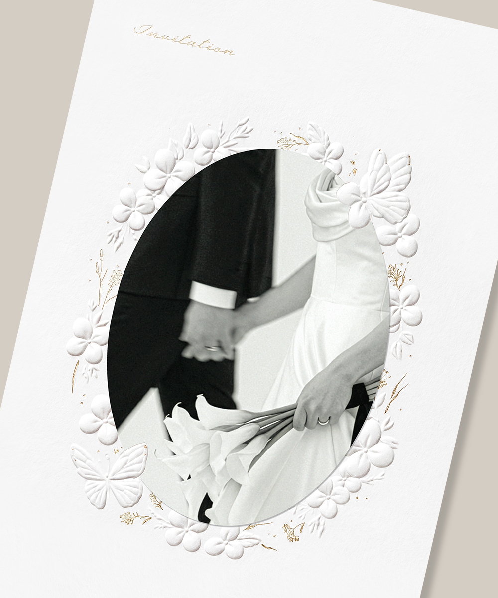 청첩장 BNIEL1099 - 보자기카드 상품 사진 BOJAGICARD Product Photo BNIEL1099