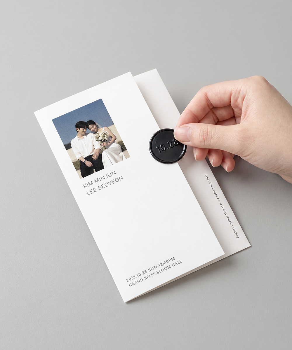 맞춤청첩장 JEINA159 - 보자기카드 상품 사진 BOJAGICARD Product Photo JEINA159