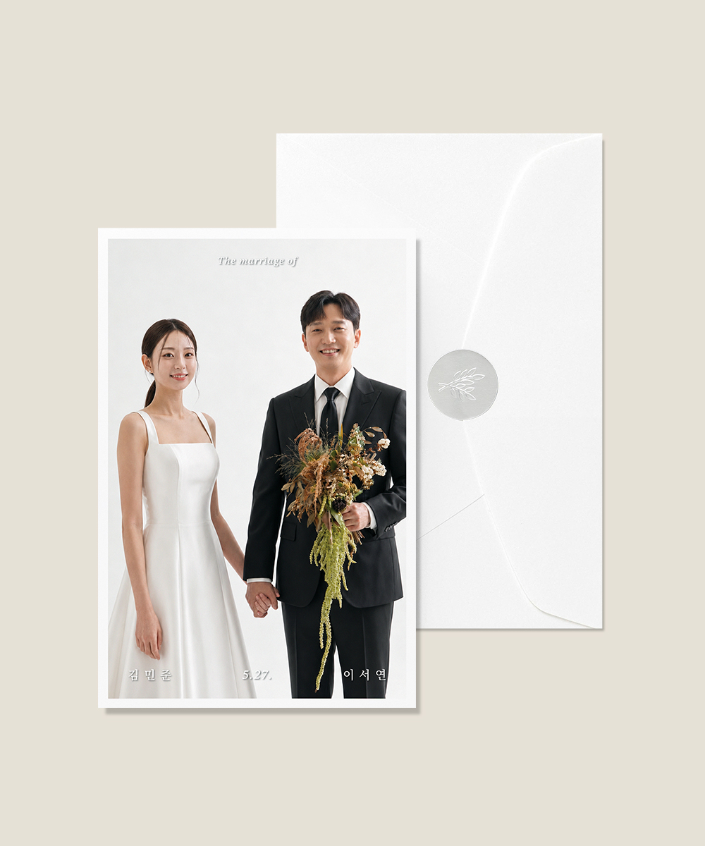 맞춤청첩장 JEINA176 - 보자기카드 상품 사진 BOJAGICARD Product Photo JEINA176