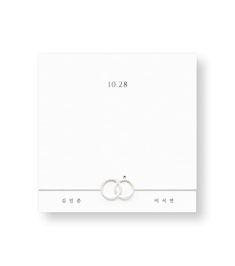 청첩장 BNIEL1092 - 보자기카드 상품 사진 BOJAGICARD Product Photo BNIEL1092.