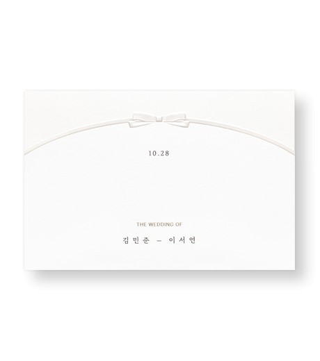 청첩장 BNIEL1094 - 보자기카드 상품 사진 BOJAGICARD Product Photo BNIEL1094.