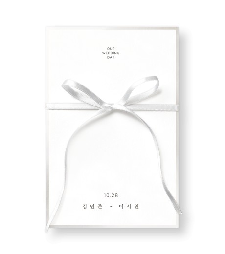 맞춤청첩장 GRENDY152 - 보자기카드 상품 사진 BOJAGICARD Product Photo GRENDY152.