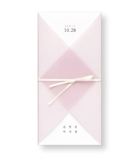 맞춤청첩장 GRENDY165 - 보자기카드 상품 사진 BOJAGICARD Product Photo GRENDY165.
