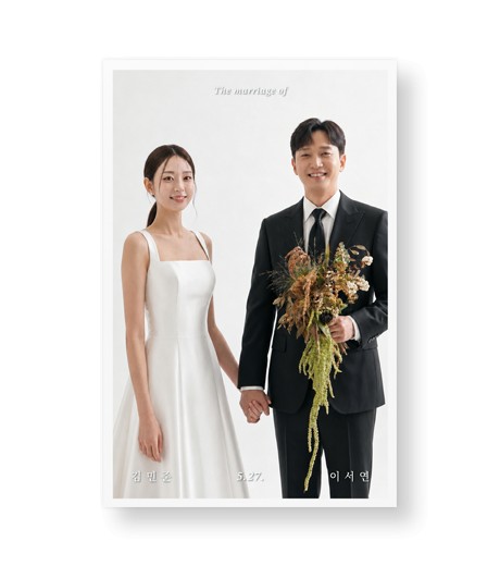 맞춤청첩장 JEINA176 - 보자기카드 상품 사진 BOJAGICARD Product Photo JEINA176.